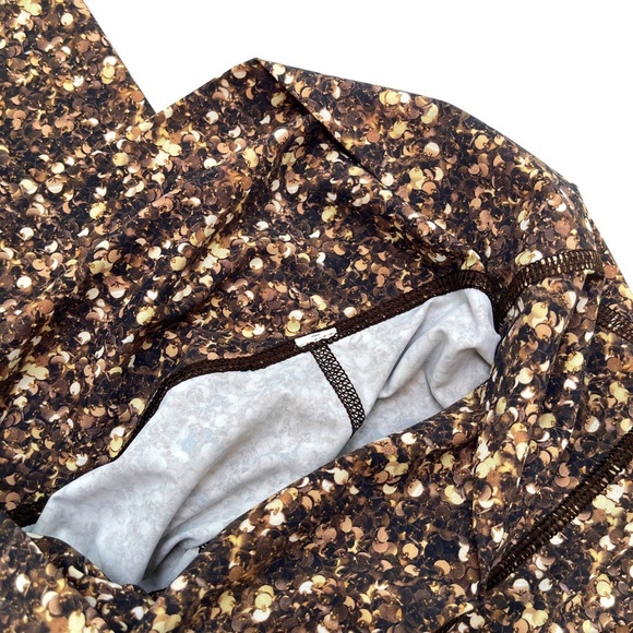 Lululemon Shine Tight Roll Down Leggings Shimmy Shine 6 - Picture 6 of 9